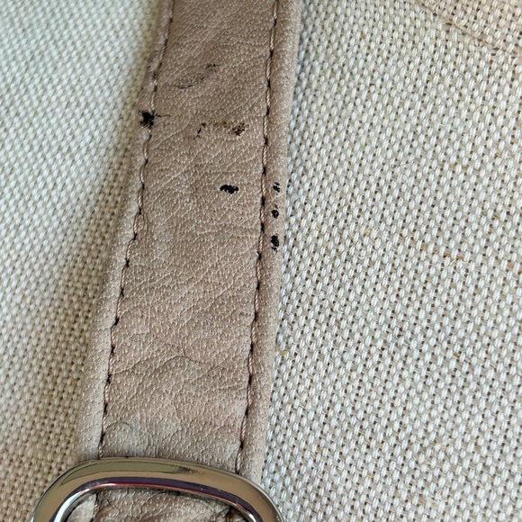 NWT genuine leather crossbody by Day & Mood. Minor ink markings as shown. - Picture 6 of 7